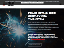 Tablet Screenshot of polarmetalli.fi